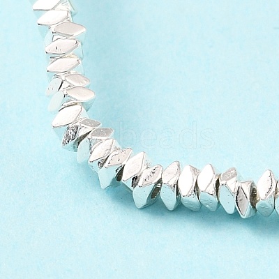 Electroplated Non-magnetic Synthetic Hematite Beads Strands G-G849-05S-1