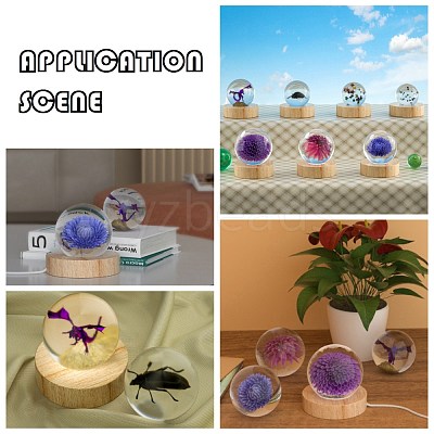 DIY Round Crystal Ball Display Decoration Silicone Molds X-DIY-F107-01D-1