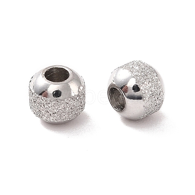Non-Tarnish Textured 304 Stainless Steel Beads X-STAS-P306-01A-P-1