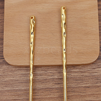 Alloy Hair Stick Findings PW-WG70408-02-1