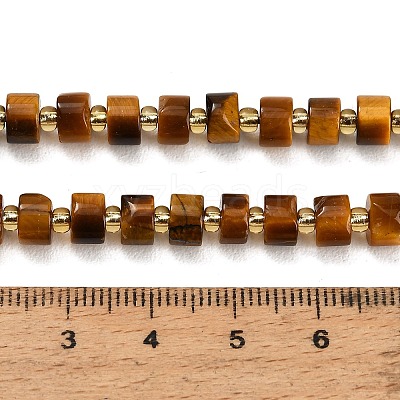 Natural Tiger Eye Beads Strands GG-CBA5B6F-E01-01-1