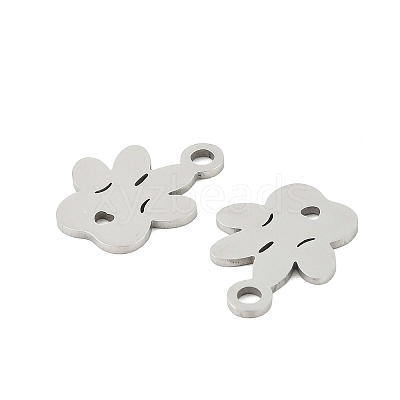 201 Stainless Steel Pendants STAS-Z195-02P-03-1
