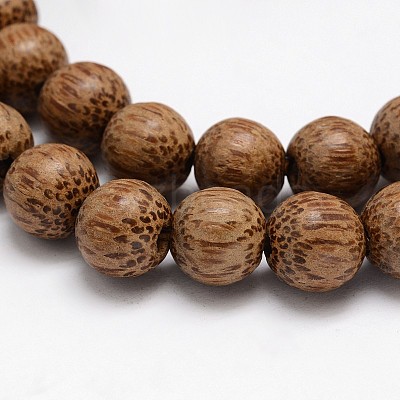 Natural Coconut Wood Beads Strands COCB-P002-06-1