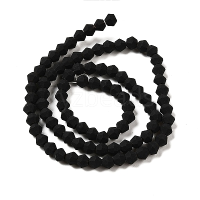 Imitate Austrian Crystal Frosted Glass Beads Strands EGLA-A039-P4mm-MD02-1