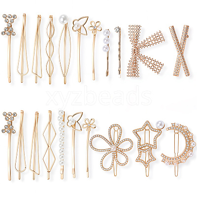 Zinc Alloy Hair Bobby Clips PHAR-SP0001-09-1