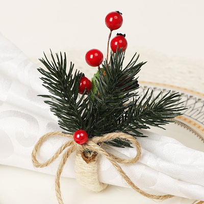 Christmas Plastic Napkin Rings XMAS-PW0001-283C-1