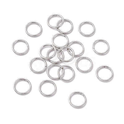 Non-Tarnish 304 Stainless Steel Open Jump Rings STAS-C040-01C-P-1