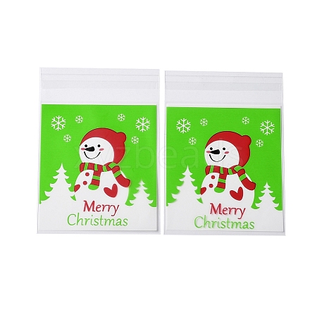 Christmas Theme Plastic Bakeware Bag OPP-Q004-04I-1