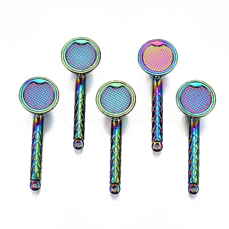 Rainbow Color Alloy Pendants PALLOY-S180-044-RS-1