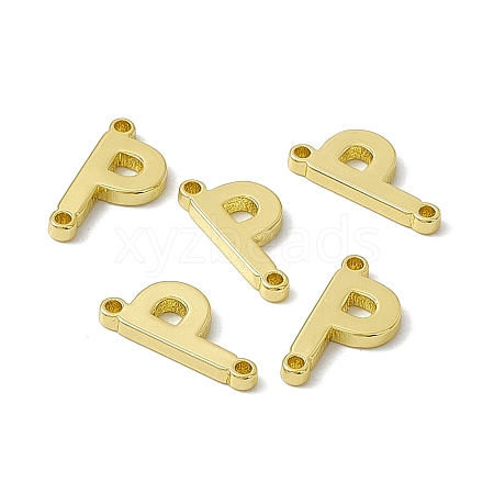 Rack Plating Brass Connector Charms KK-C007-38G-P-1