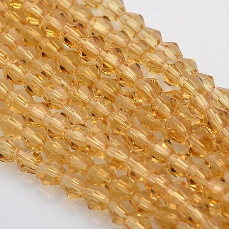 Bicone Glass Beads Strands EGLA-P016-3mm-08-1