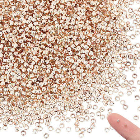 3000Pcs Brass Crimp Beads KK-PA0001-23-1