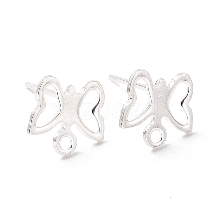 201 Stainless Steel Stud Earring Findings STAS-K241-16S-1