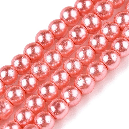 Baking Paint Glass Pearl Bead Strands X1-HY-Q003-3mm-77-A-1