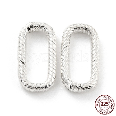 925 Sterling Silver Spring Gate Rings STER-Z001-106S-1