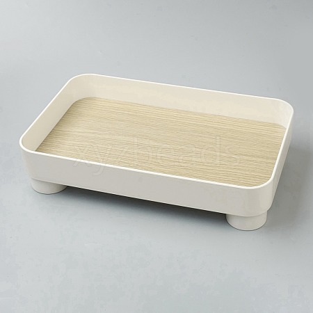 Multifunctional ABS Plastic Storage Tray AJEW-H113-C03-1