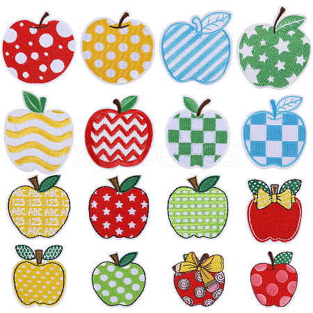 1Bag Polyester Clothing Patches PATC-FG0003-30-1