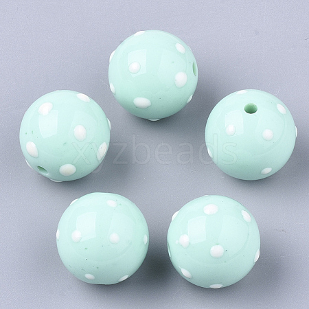 Acrylic Beads SACR-T345-02C-16-1