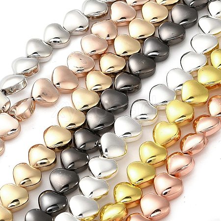 Electroplate Glass Beads Strands EGLA-H109-12-02-1