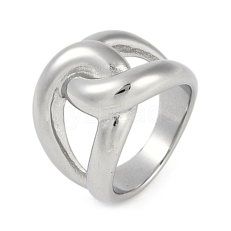 304 Stainless Steel Finger Rings RJEW-D083-15P-01-1