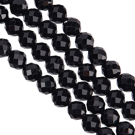 1 Strand Natural Black Tourmaline Beads Strands G-OC0005-36-1