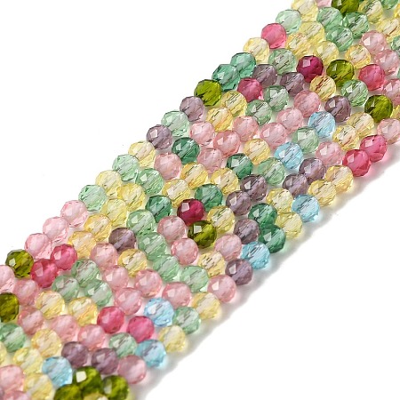 Transparent Glass Beads Strands EGLA-P061-03B-1