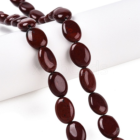 Natural Red Rainbow Jasper Beads Strands G-M206-51-1