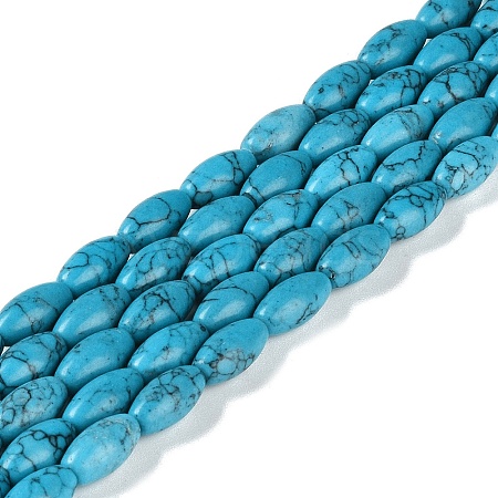 Synthetic Gemstone Dyed Beads Strands G-K362-I12-06-1