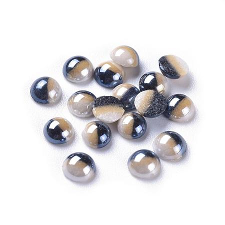 Opaque Glass Cabochons GGLA-S038-10B-4mm-1