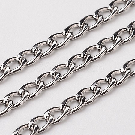 304 Stainless Steel Twisted Chains Curb Chains CHS-L015-26-1