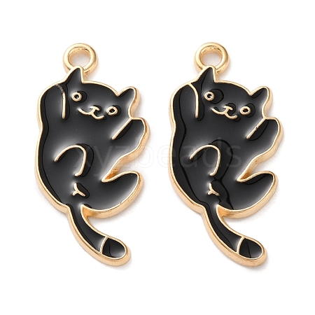Alloy Enamel Pendants ENAM-Z022-02F-1