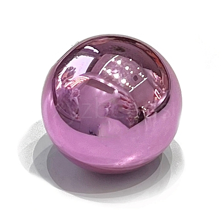 Opaque Acrylic Beads PACR-WH0002-008G-1