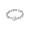 Stylish Stainless Steel U-shaped Bracelet for Daily Wear and Parties LX9702-2-1