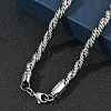 6MM 304 Stainless Steel Rope Chain Necklaces SA-CBA2696-04P-2