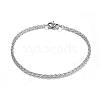 Tarnish Resistant 304 Stainless Steel Rope Chain Bracelets BJEW-K002-08-1