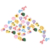 SUNNYCLUE 40Pcs 10 Style Resin Cabochons CRES-SC0002-11-1