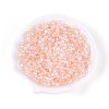 Transparent Spray Painted Glass Beads X1-EGLA-N018-4mm-08-1