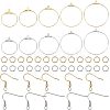 Unicraftale DIY Wire Wrap Ring Dangle Earring Making Kit DIY-UN0003-65-1