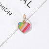 Alloy Enamel Pendant RABO-PW0001-061A-1