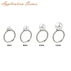 Brass Finger Cup Peg Ring Settings KK-L184-58P-3
