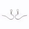 Tarnish Resistant 304 Stainless Steel French Earring Hooks STAS-P186-01P-2