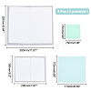 8Pcs 4 Style Silver Polishing Cloth AJEW-AR0001-33-2