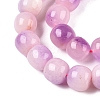 Dyed Natural White Jade Beads Strands G-T138-D04-3