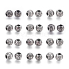 12 Constellations 316 Surgical Stainless Steel European Beads STAS-P212-18AS-1