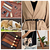 2M Flat Single Face Lychee Pattern Imitation Leather Band LC-WH0010-02A-02-5