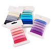 30 Yards 6 Colors Polyester Ribbon OCOR-TAC0028-06B-9