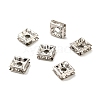 Brass Rhinestone Spacer Beads KK-I362-01C-01P-2