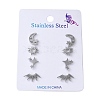 304 Stainless Steel Earring Sets EJEW-S248-07P-2