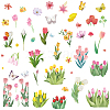 8 Sheets 8 Styles PVC Waterproof Wall Stickers DIY-WH0345-085-1