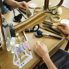 1 Set Coat Hanger Removable Acrylic Earring Displays EDIS-CP0001-10-6